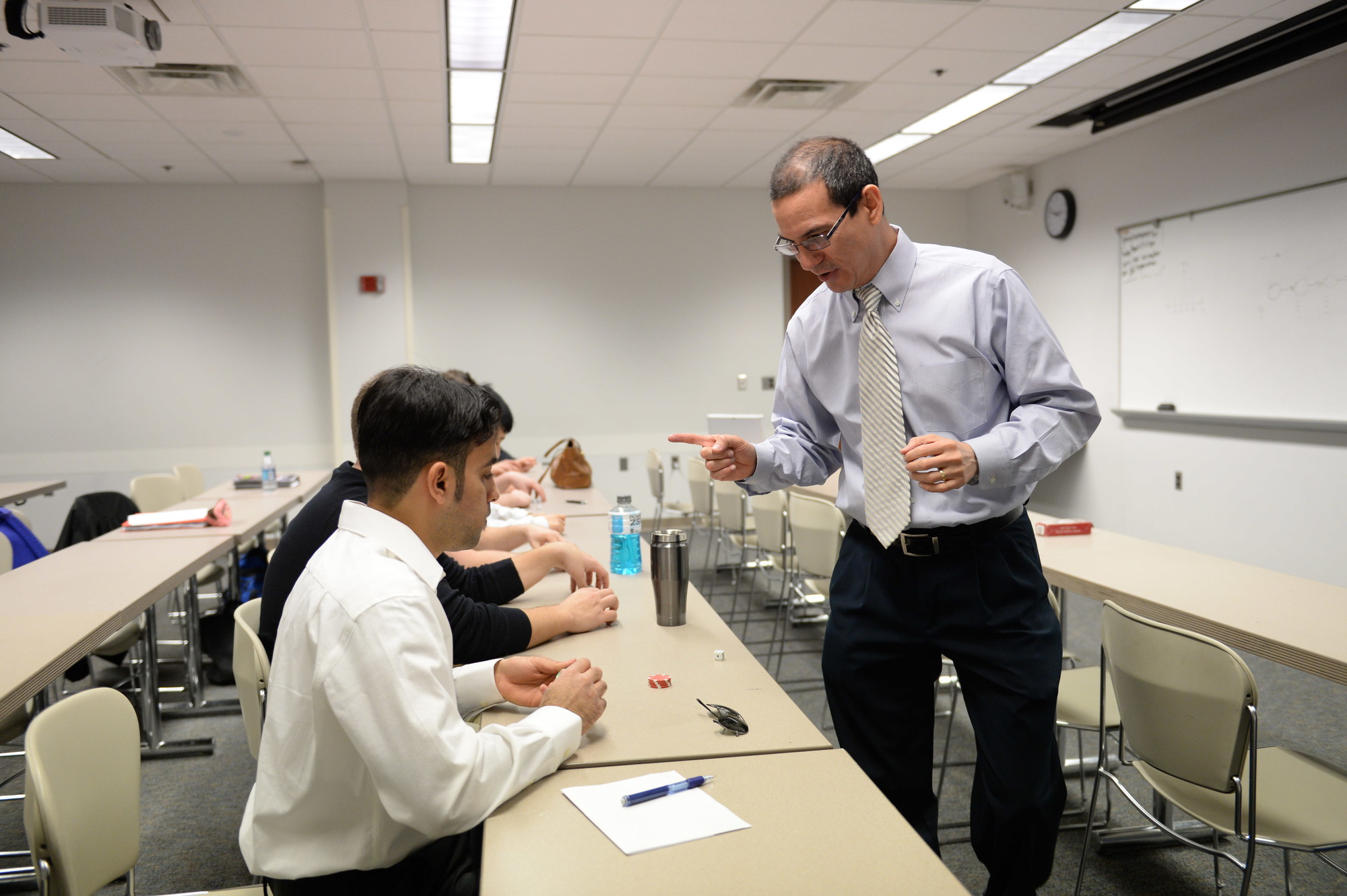 Danilo Sirius in classroom